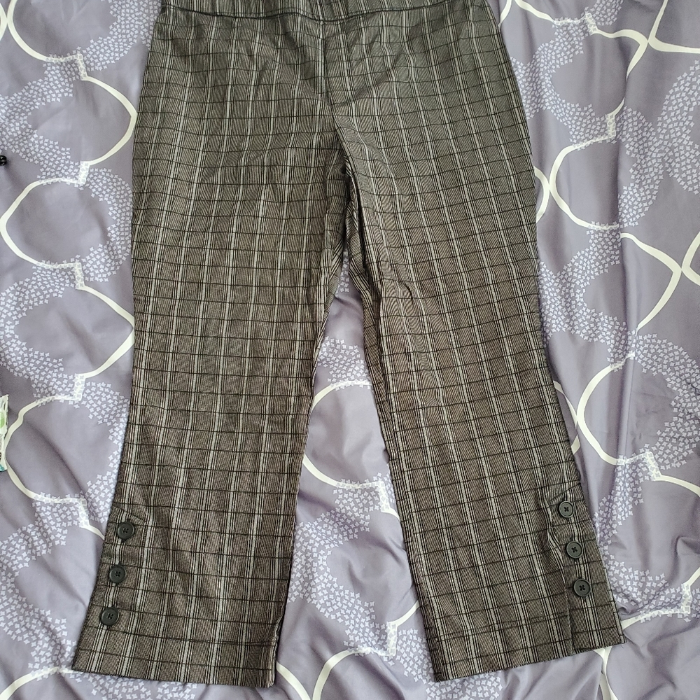 Vera wang crop dress pants